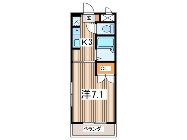 メゾン榎木町の物件間取画像